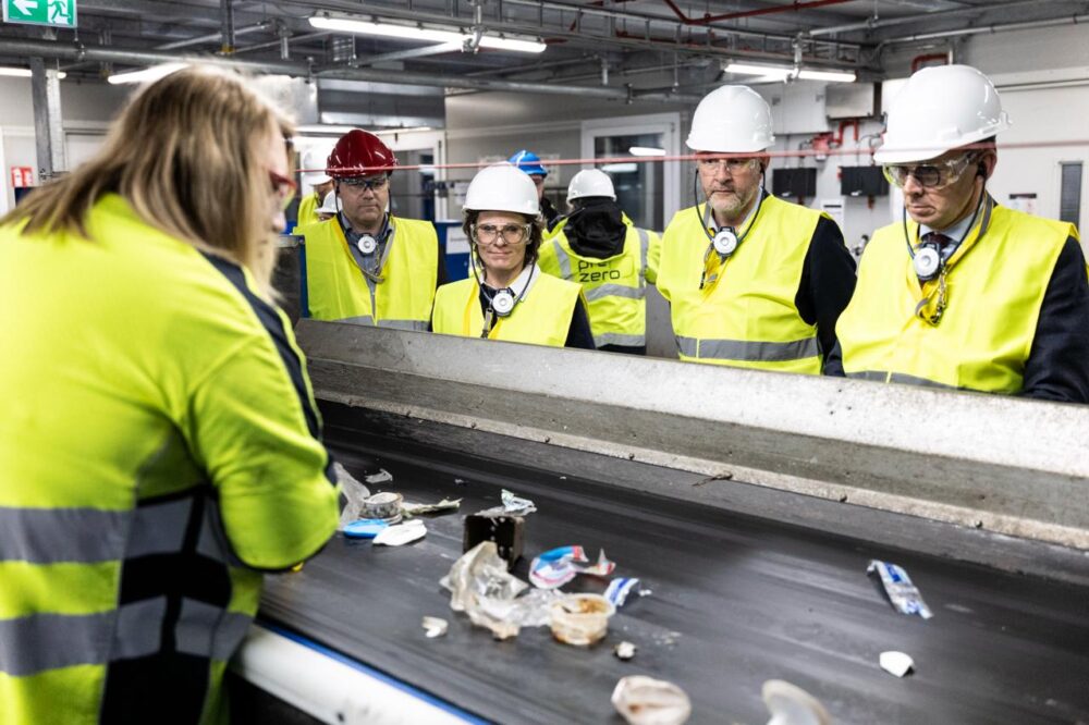 Besichtigung des Recyclingzentrums in Evergem